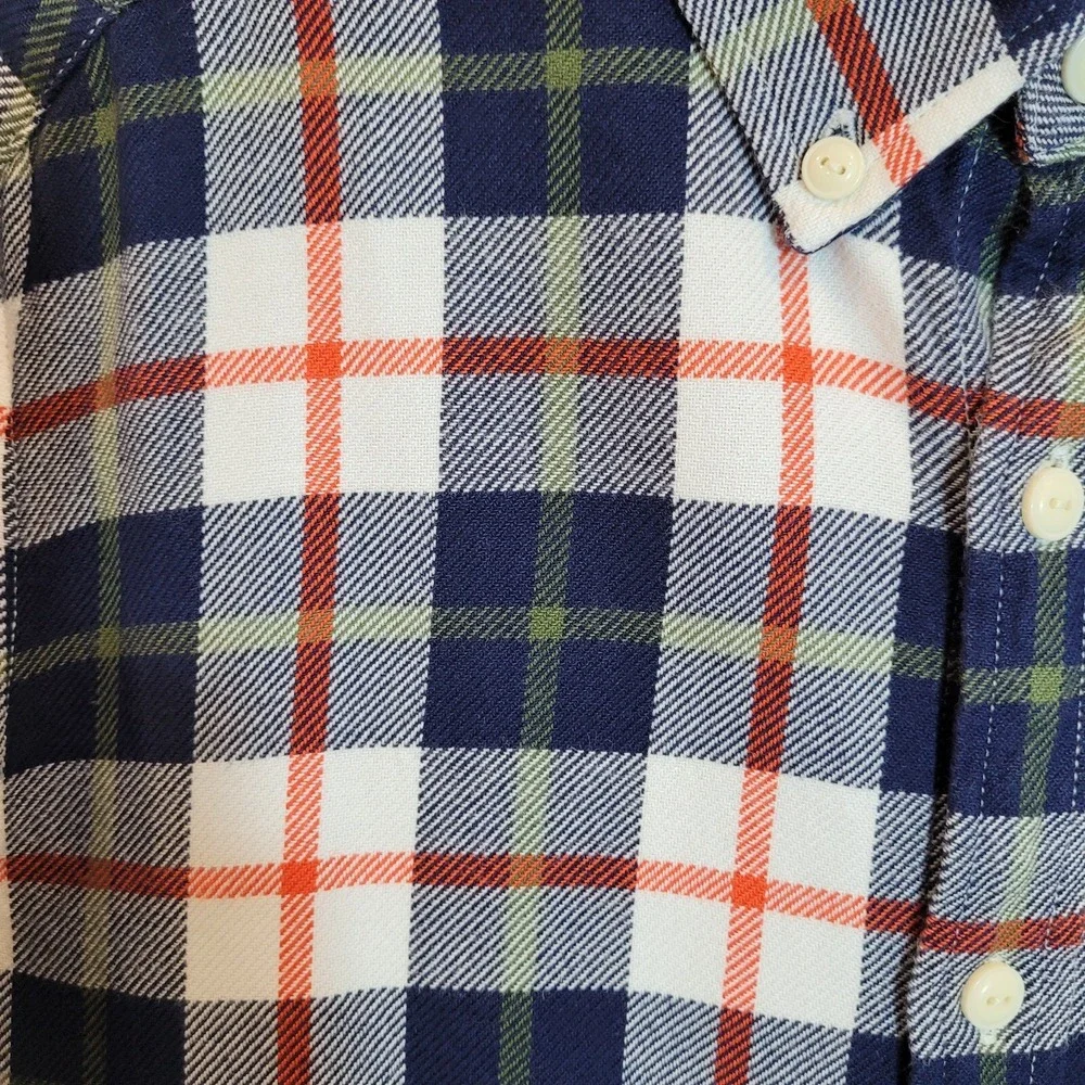 Vineyard Vines Flannel Shirt Men's Medium Plaid Long Sleeve Cotton